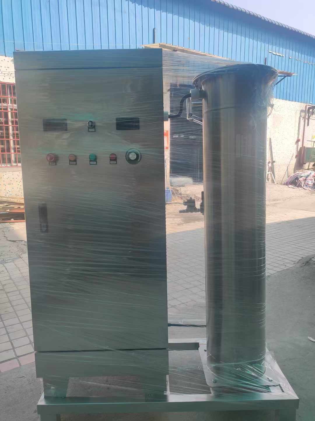 化妝品廠潔凈車間臭氧殺菌消毒中央空調投加