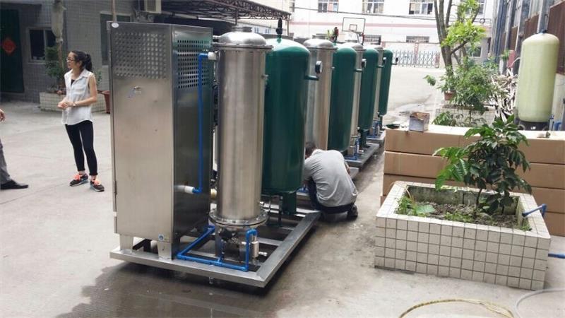 臭氧發生器，500克氧氣源臭氧發生器牛仔洗滌現場視頻