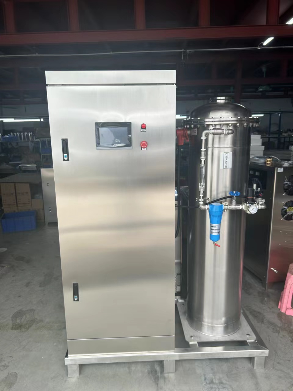 外貿出口1000克臭氧發生器1KG/H氧氣源臭氧機